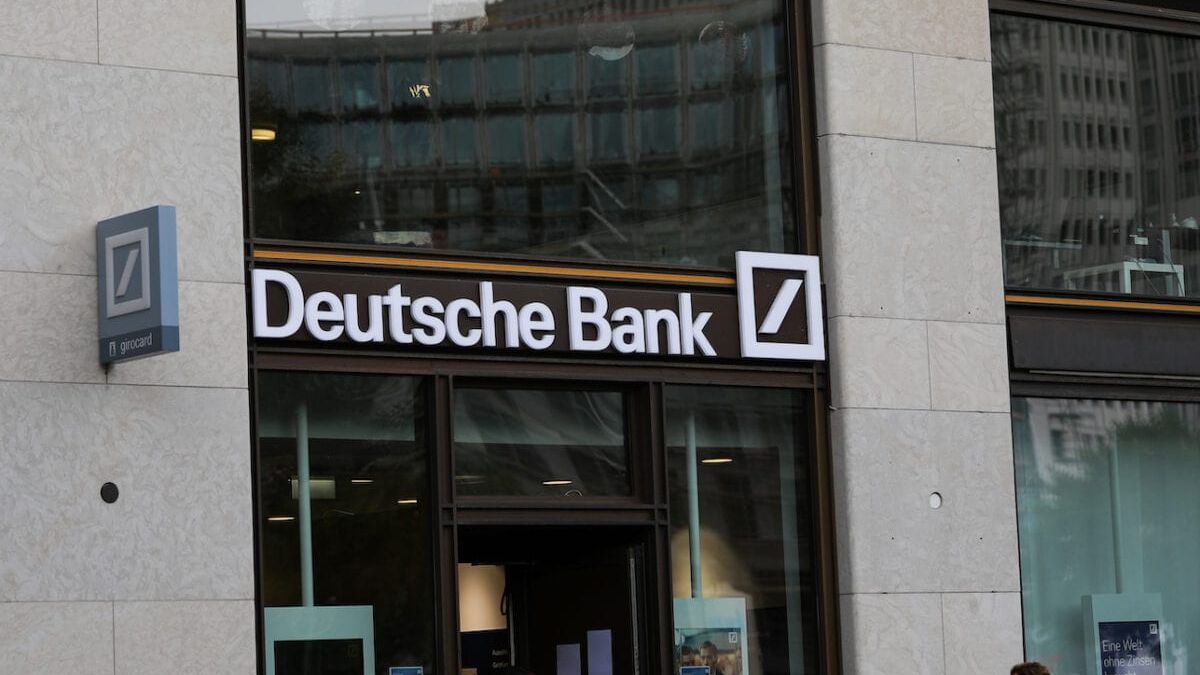 Deutsche Bank, una de las principales instituciones financieras de Alemania, solicitó una licencia para custodia de criptomonedas.