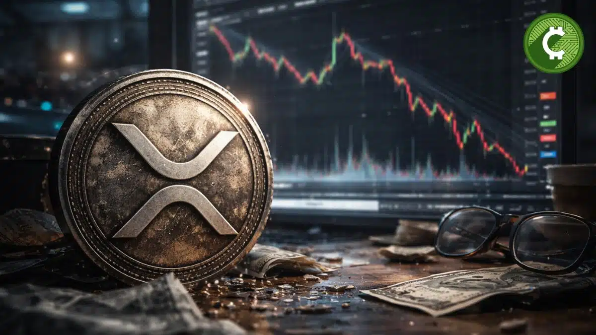El apalancamiento en XRP cae a mínimos mientras el precio sigue débil.