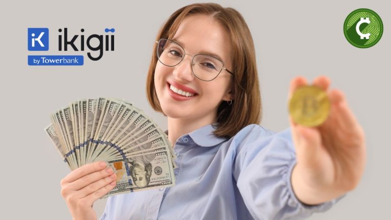 ikigii, la aplicación cripto con respaldo de Towerbank permite obtener liquidez en USD utilizando BTC como garantía.