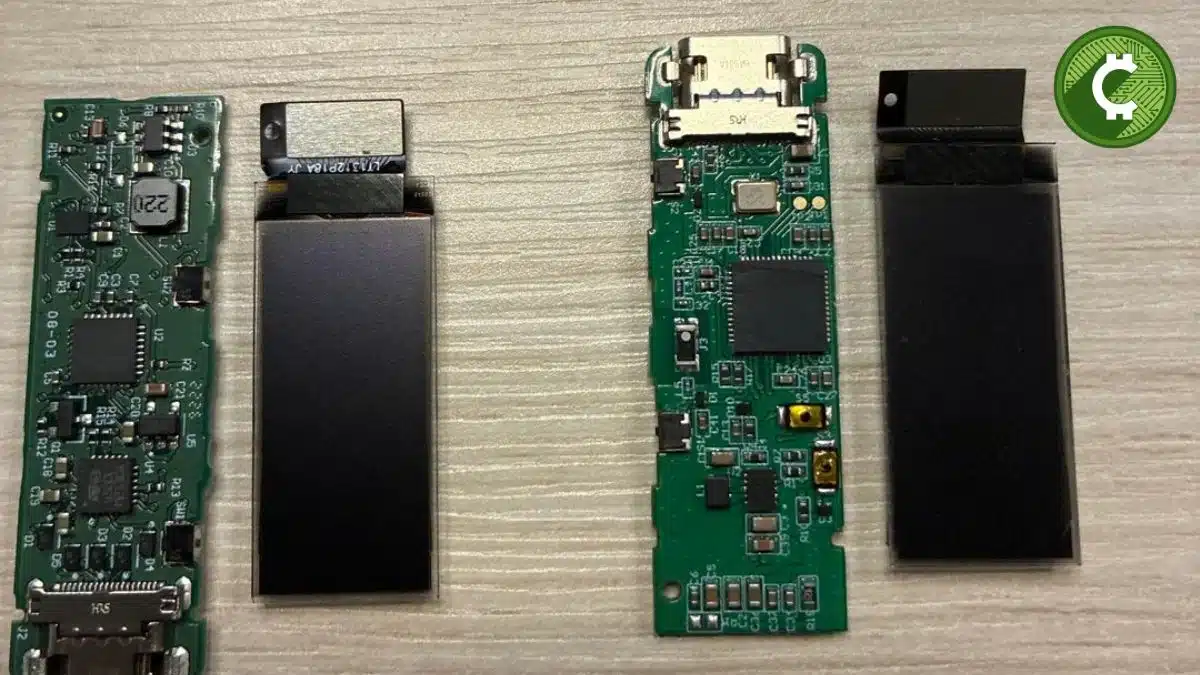 Chip interno de billeteras Ledger falsas.