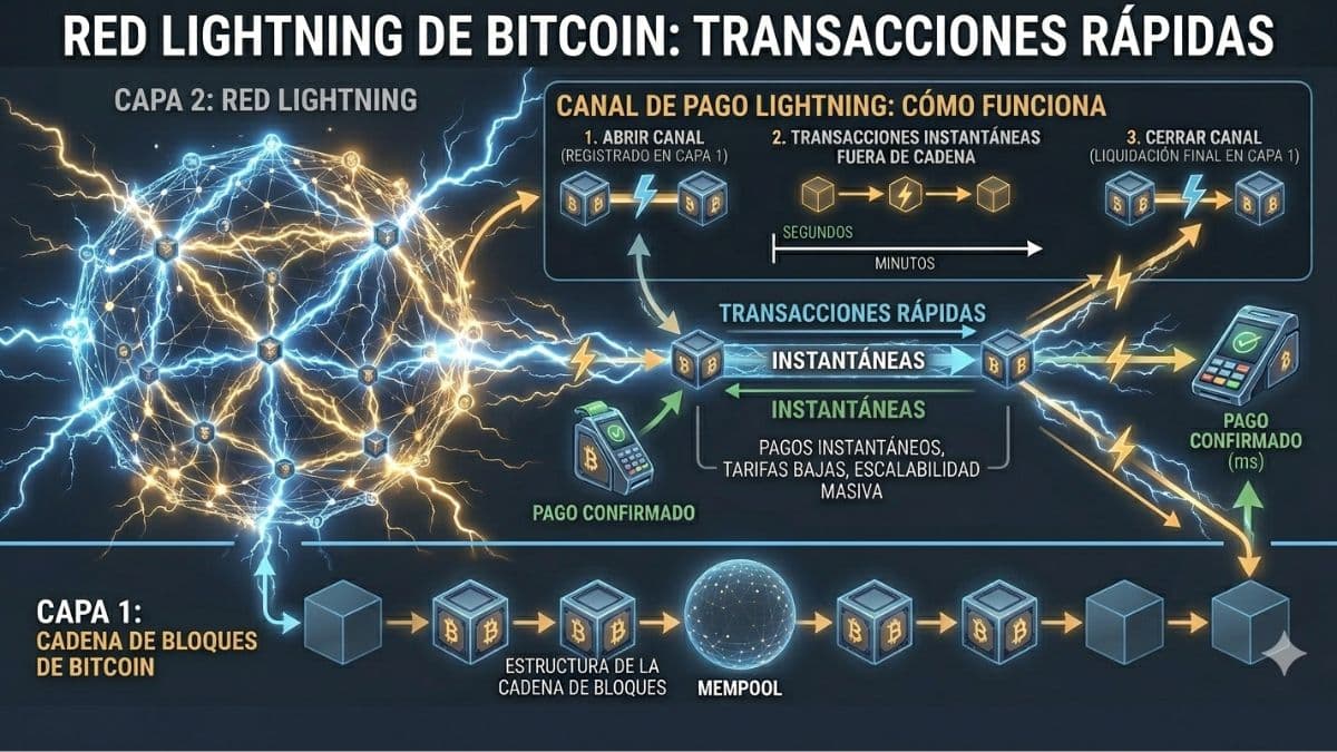 Lightning Network acelerando pagos de Bitcoin