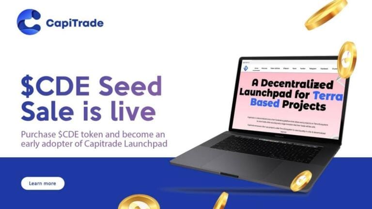 Capitrade Launchpad comienza la venta de semillas de tokens, se convierte en la primera plataforma de lanzamiento en Terra Network