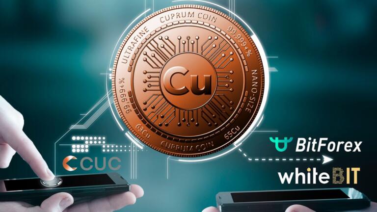 Cuprum Coin (CUC), la criptomoneda del futuro, lanzada en el intercambio Bitforex y WhiteBIT