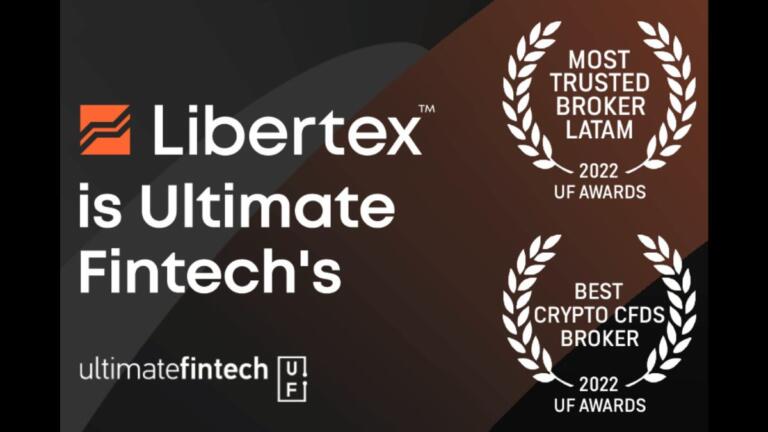 Ultimate Fintech reconoce a Libertex como el Bróker de más confianza en LATAM y como el Mejor bróker con CFD de criptomonedas en 2022