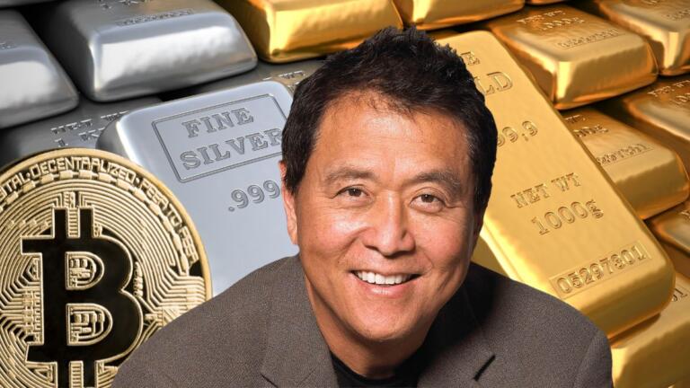 Robert Kiyosaki recomienda invertir en Bitcoin, oro y plata por encima de los bienes raíces
