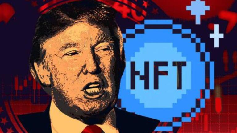El precio de los NFT de Donald Trump caen un 80% en 10 días