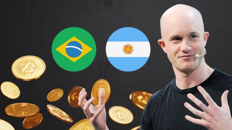 CEO de Coinbase: Brasil y Argentina deberían adoptar Bitcoin