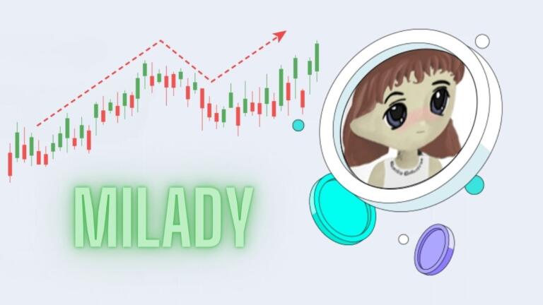 Milady Coin explotó un 86% en las últimas 24 horas, manteniendo la temporada de memecoins