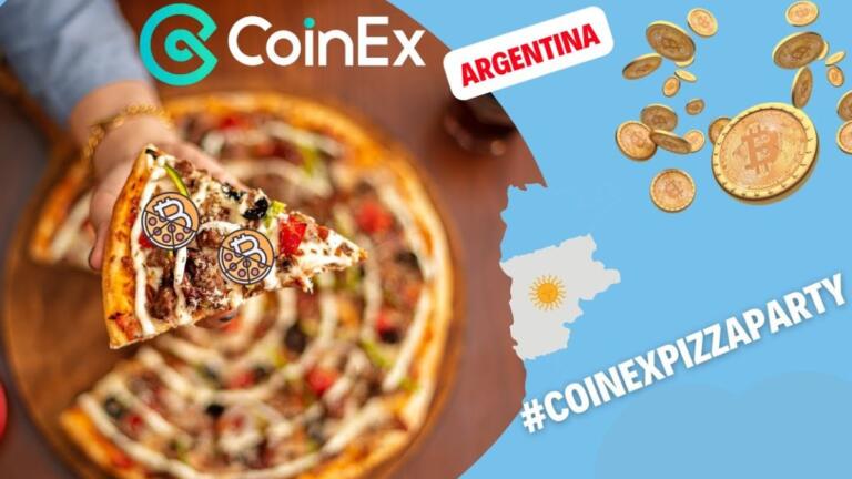 Ya comenzó el Pizza Day de CoinEx en Buenos Aires, Argentina