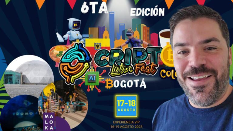 Daniel Muvdi se prepara para asistir al Cripto Latin Fest Bogotá 2023