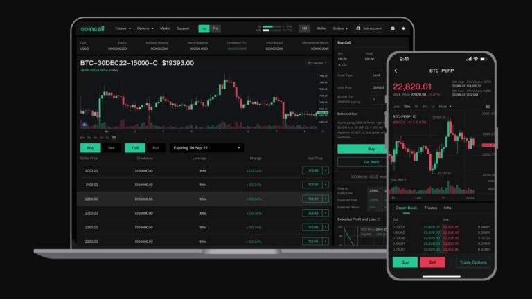 CoinCall la nueva plataforma que revoluciona el trading de opciones y futuros de criptomonedas
