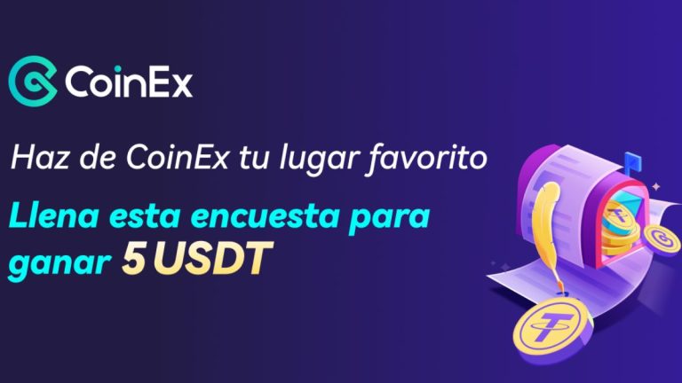 ¡Ayúdanos a hacer de CoinEx tu lugar favorito! Haz la encuesta y gana 5 USDT