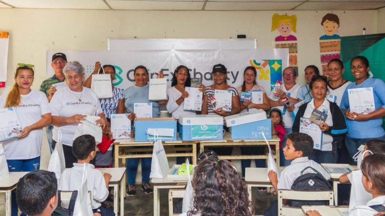 CoinEx Charity apoya la educación en Venezuela, empoderando a escuelas empobrecidas con conocimiento