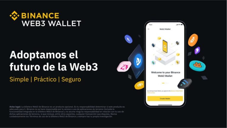 Binance lanza la billetera Web3 para facilitar el acceso a la Web3 a millones de usuarios