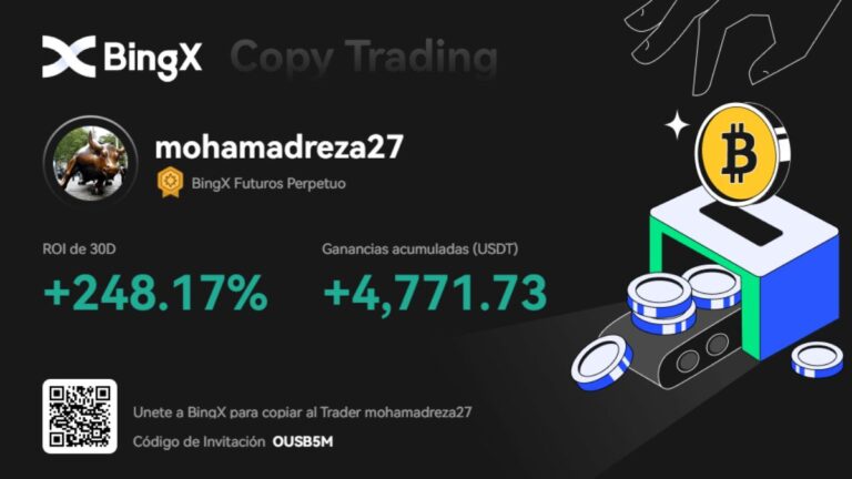 Este trader ha logrado una rentabilidad de +200% en los últimos 30 días y tu puedes copiar sus operaciones en BingX