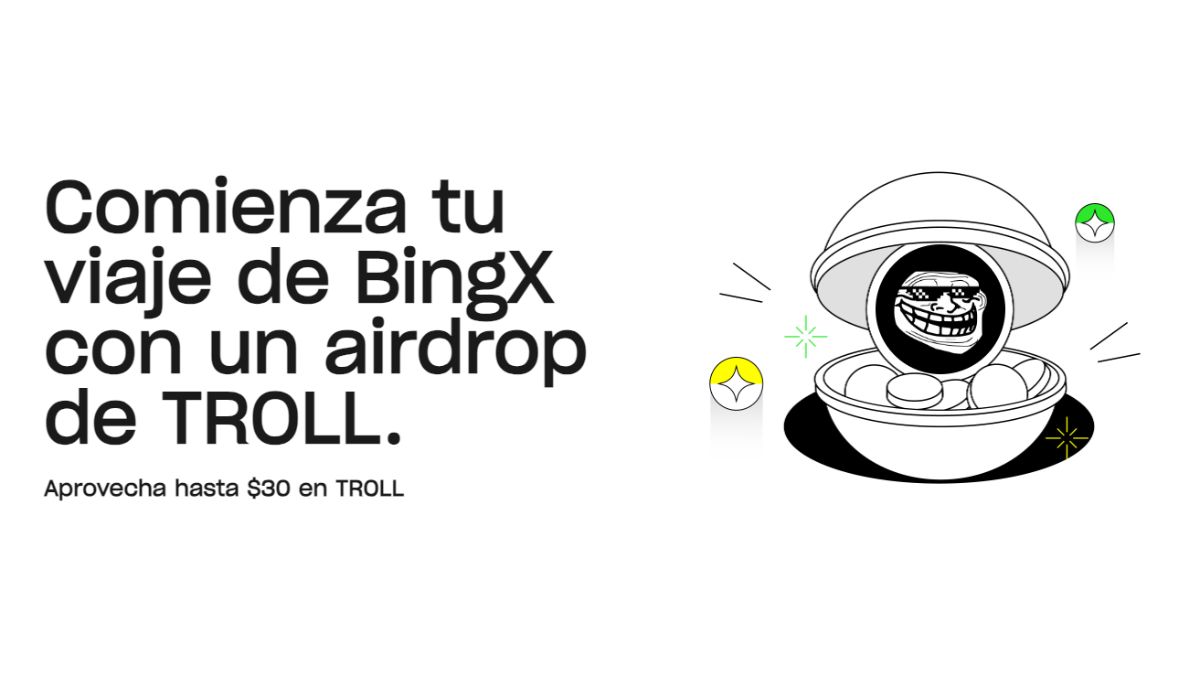 El reconocido intercambio de criptomonedas BingX ha anunciado el lanzamiento de un emocionante airdrop de TROLL.