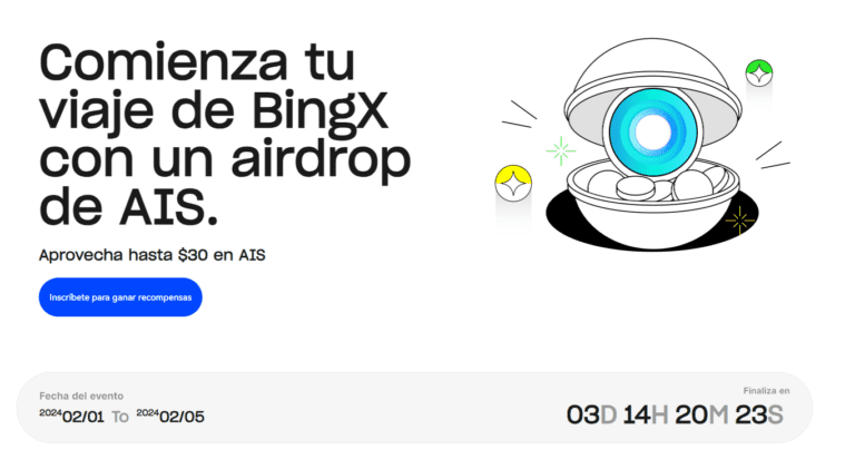BingX anunció lanzamiento de airdrop de AIS para nuevos usuarios