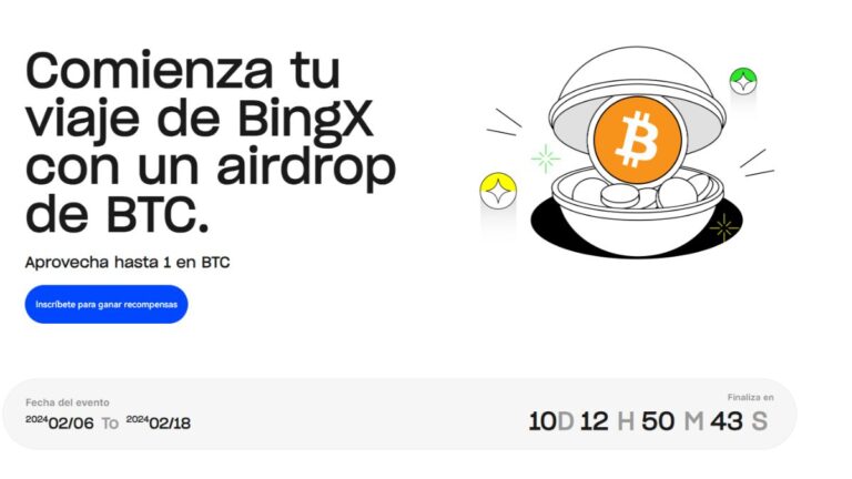 BingX lanzará airdrop de BTC a sus nuevos usuarios