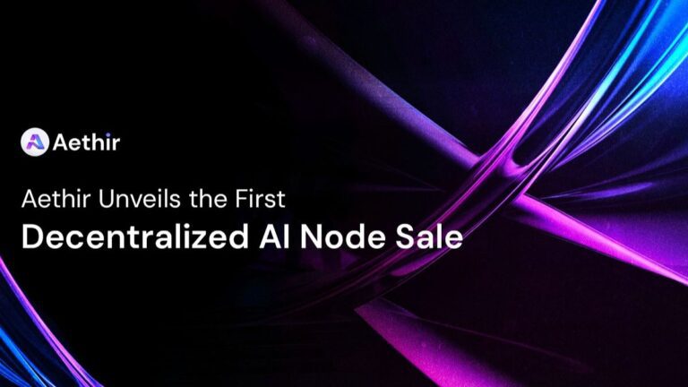 Aethir Revela su Primera Venta de Nodos Descentralizados de IA