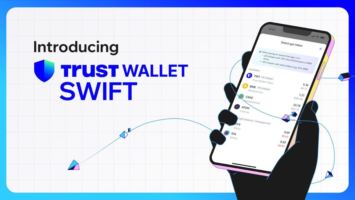 Trust Wallet anunció el lanzamiento de su nueva Smart Contract Wallet llamada SWIFT