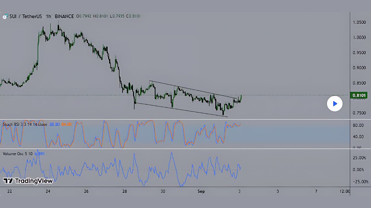 Gráfico del precio de SUI Network