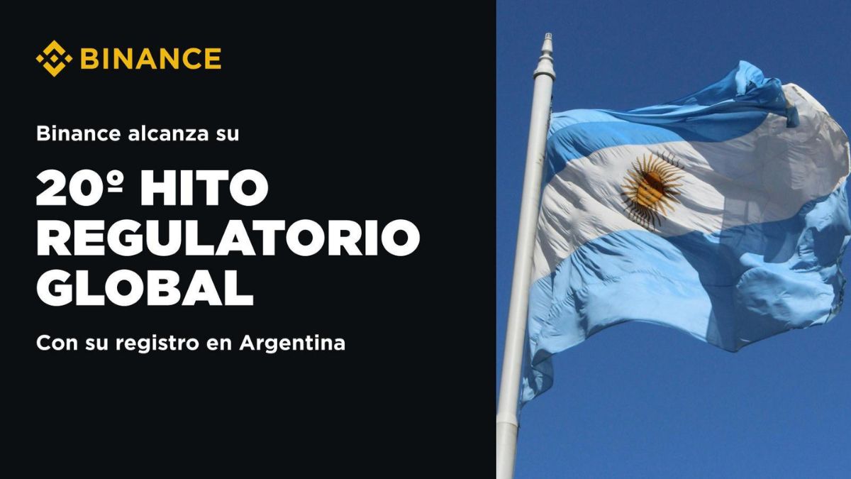 Binance alcanza su 20º hito regulatorio global con su registro en la Argentina 