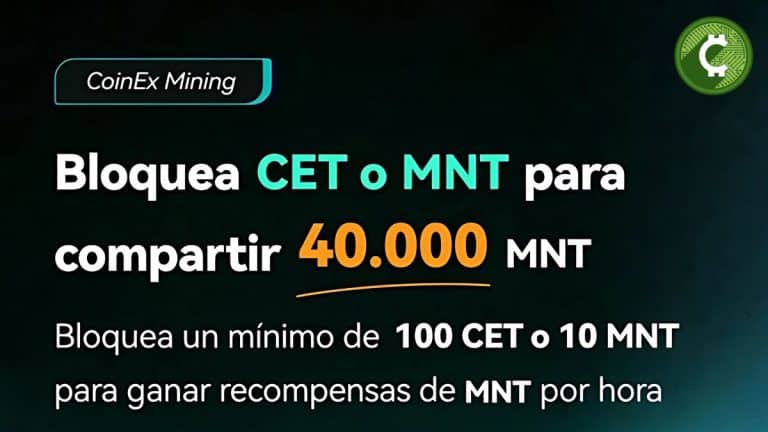 CoinEx lanza evento de minería: bloquea CET o MNT y comparte 40.000 MNT en recompensas