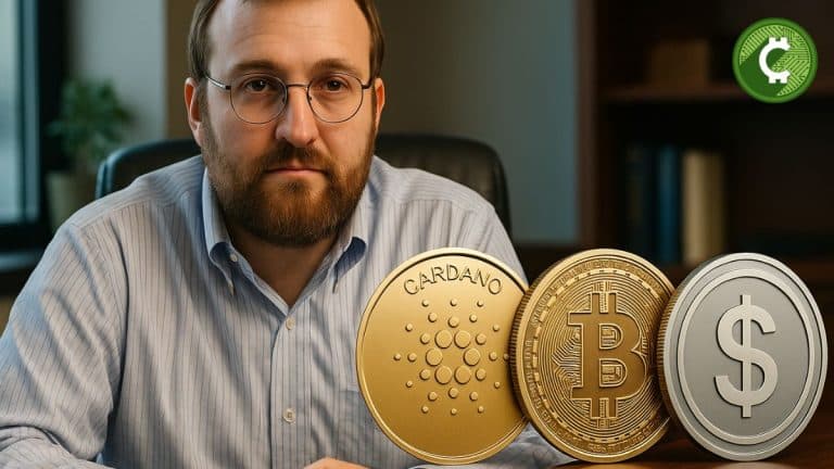 Charles Hoskinson propone convertir $100 millones en ADA a Bitcoin y stablecoins