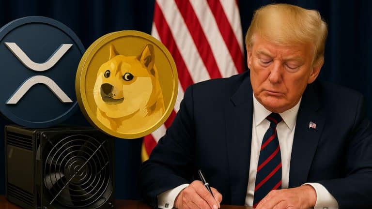 La Ley GENIUS enciende la explosión de XRP y DOGE, DOT Miners ayuda a los usuarios a ganar fácilmente más de $8.700 al día