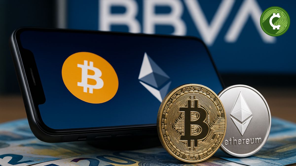 BBVA lanza trading y custodia de Bitcoin y Ethereum para clientes minoristas, ampliando su oferta cripto regulada en España y la UE.