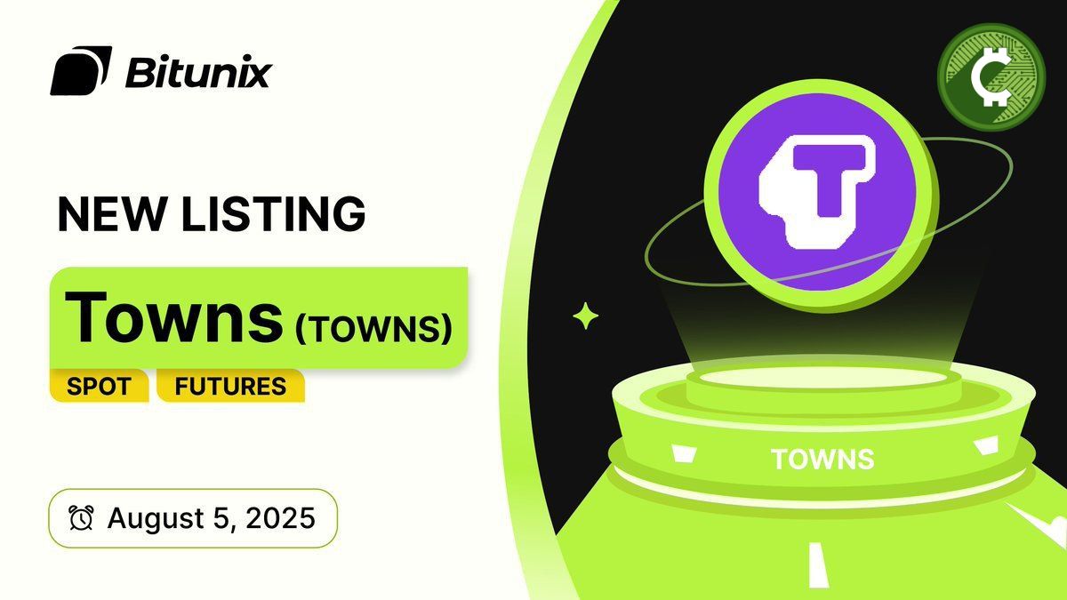 Bitunix anunció el listado del token Towns