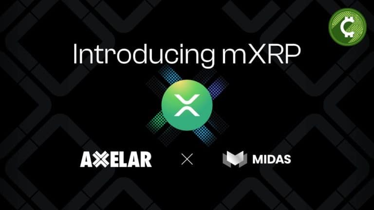 Midas y Axelar lanzan mXRP: el primer producto tokenizado de XRP con hasta 8% de rendimiento base