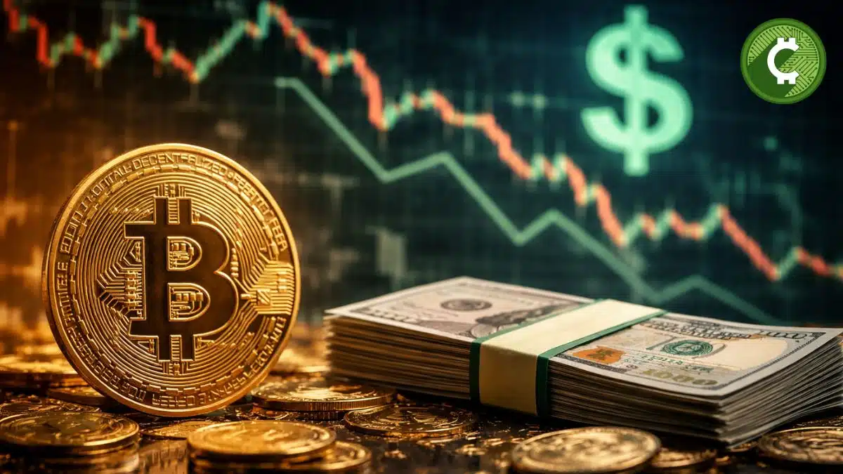 JPMorgan explica por qué bitcoin no reacciona a la caída del dólar, mientras el oro sube y los inversores reducen exposición en BTC.