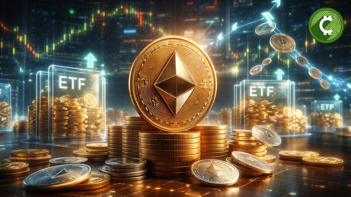Los ETFs de Ethereum vuelven a registrar entradas tras varios días de salidas, mientras aumentan las compras en la caída y las transferencias on-chain de ETH.