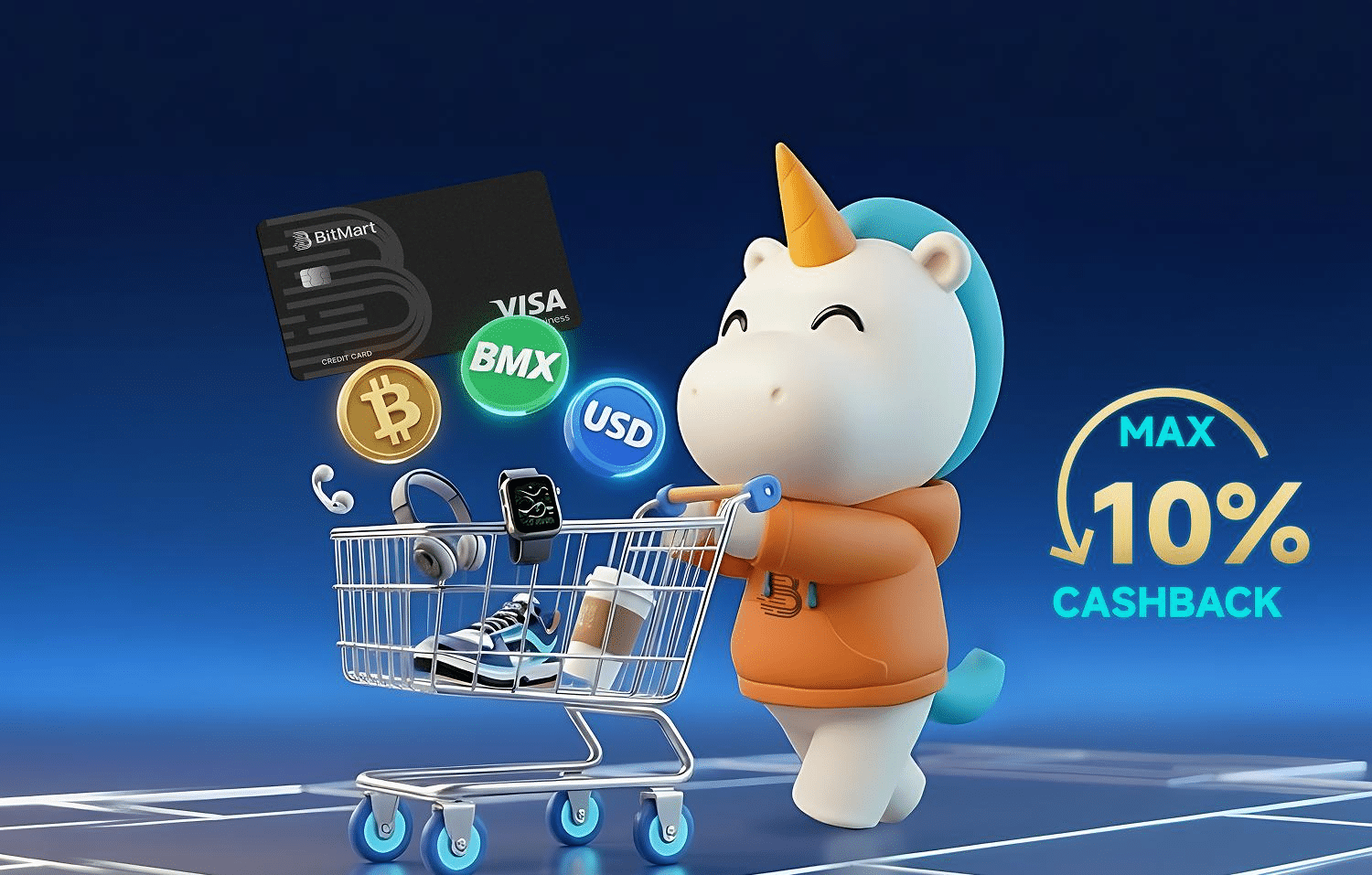 Cashback máximo de la BitMart Card.