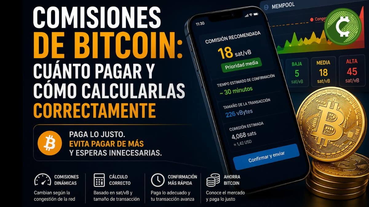 comisiones de bitcoin cuánto pagar y cómo calcularlas correctamente según la congestión de la red