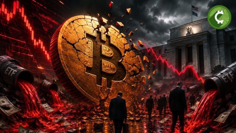 Bitcoin cayendo tras salidas récord de ETF y presión por posibles subidas de tasas de la Reserva Federal