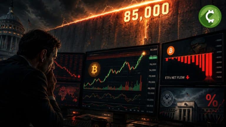 Bitcoin enfrenta resistencia cerca de los $80.000 mientras ETF registran salidas y la Fed mantiene presión macroeconómica