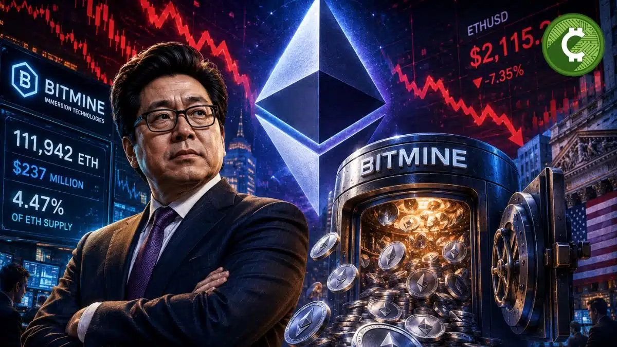 Bitmine compra 111942 ETH tras caída de Ethereum y acelera acumulación institucional