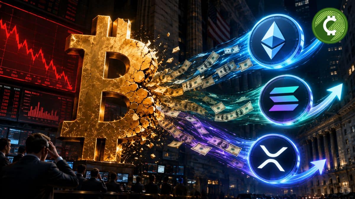 Capital institucional sale de los ETFs de Bitcoin mientras Ethereum, Solana y XRP ganan impulso en el mercado cripto