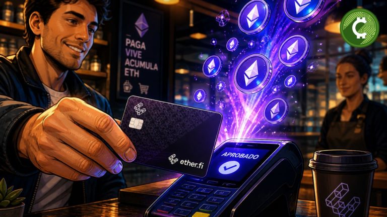 Acumular Ethereum sin comprar usando tarjeta de cashback cripto en pago cotidiano