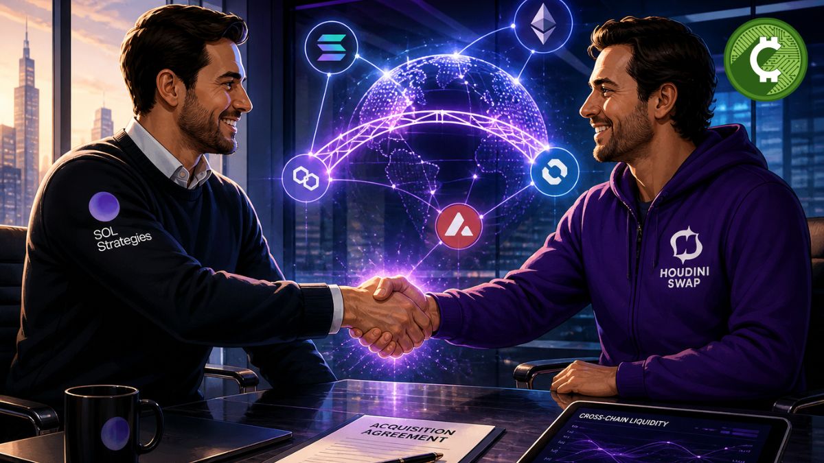 Ejecutivos de SOL Strategies y HoudiniSwap sellan acuerdo en adquisición de $18 millones en infraestructura cripto cross-chain