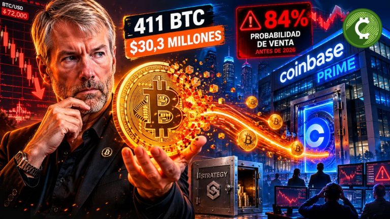 Michael Saylor observa una transferencia de Bitcoin de Strategy hacia Coinbase Prime mientras aumentan las especulaciones sobre una posible venta de BTC.