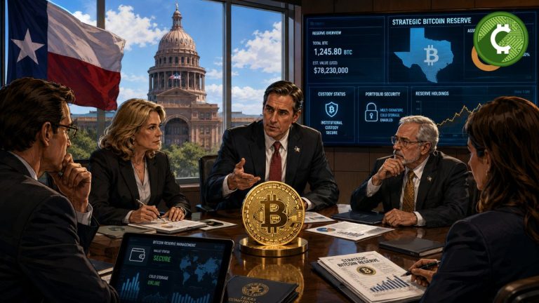 Funcionarios de Texas reunidos para supervisar la futura reserva estratégica de Bitcoin mientras el estado prepara la compra directa de BTC.