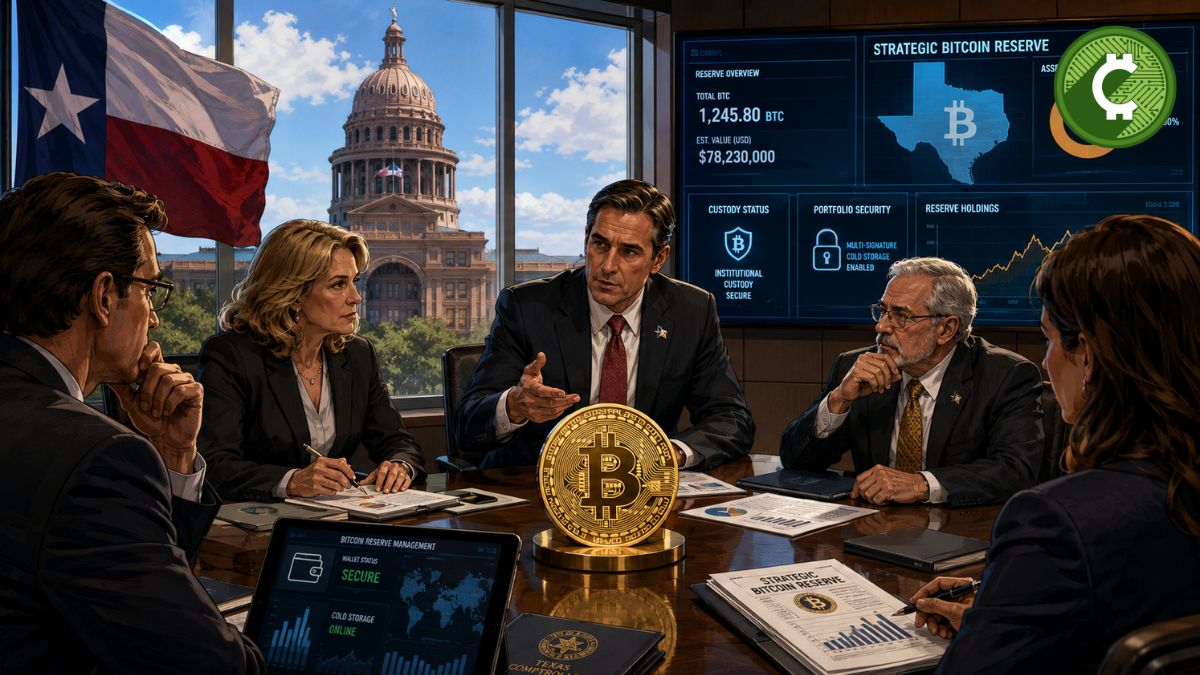 Funcionarios de Texas reunidos para supervisar la futura reserva estratégica de Bitcoin mientras el estado prepara la compra directa de BTC.