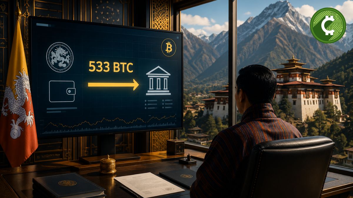 Bután transfiere más de $34 millones en Bitcoin a Binance y reduce sus reservas públicas por debajo de los 1.750 BTC