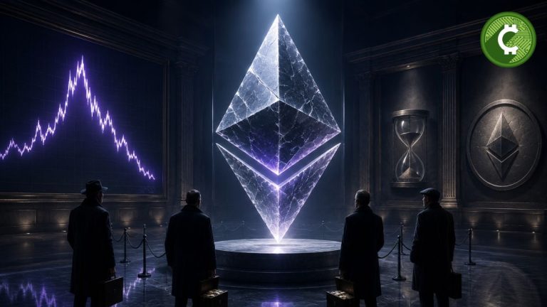 Ilustración conceptual de cuatro billeteras OG de Ethereum que despiertan tras ocho años para vender miles de ETH y asegurar ganancias millonarias.
