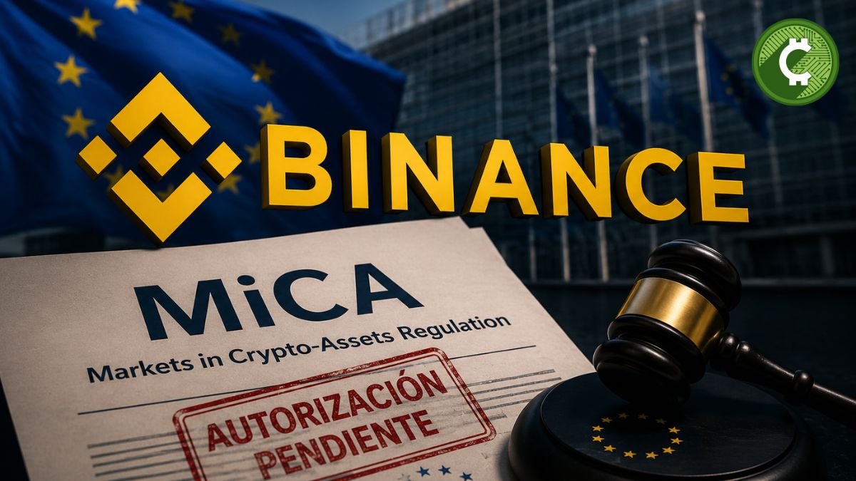Binance frente a la regulación MiCA en Europa mientras enfrenta incertidumbre sobre su licencia para operar en la Unión Europea.