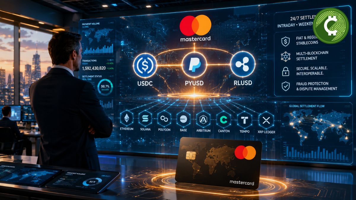 Mastercard amplía soporte para USDC, PYUSD y RLUSD en su red global de pagos