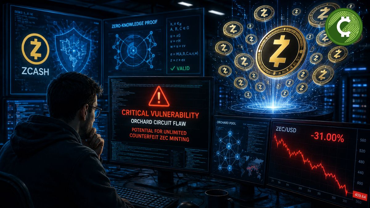 Investigador descubre vulnerabilidad crítica en Zcash que permitía crear ZEC falsos ilimitados mientras el precio se desploma